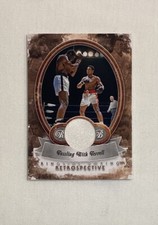 MUHAMMAD ALI 2011 RINGSIDE RETROSPECTIVE TRUNKS PATCH CASE TOPPER CARD #R12 4/10