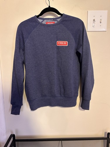 Trek Bicycles Crewneck Sweatshirt Blue Small