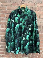 Vintage Paul Smith Mens Flannel Shirt Sz 15.5/39, Ivy Print 100% Cotton, England