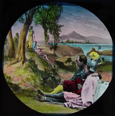 Glas Magic Lantern Slide PILGRIMS PROGRESS NO34 C1890 PHOTO JOHN BUNYAN STORY