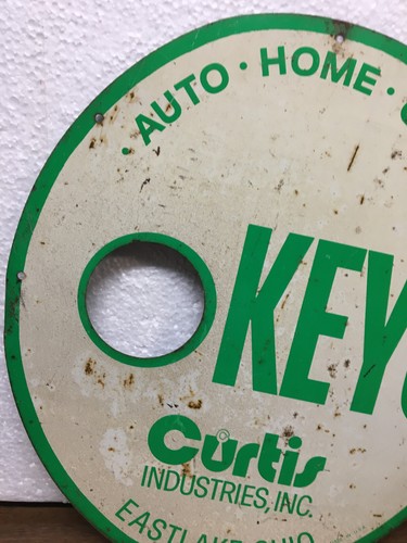 Curtis Schlüssel Metall, 2, doppelseitiges Schild, Schlüsselform, während Sie zuschauen - Bild 7 von 11