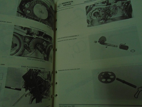 1983 1984 NB50M Nb 50M Servicio Tienda Reparar Taller Manual Fábrica OEM Usado - Imagen 6 de 8