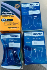 Nutrak & Continental Inner Tubes. 16" x 1.75-2.125 & 20" x 1.9-2.125 - 4 x Tubes