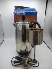 Farberware 12-Cup Percolator, Stainless Steel...