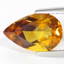 3.33Cts Stunning Natural Sparkling Nice Pear Shape Citrine Loose Gemstone
