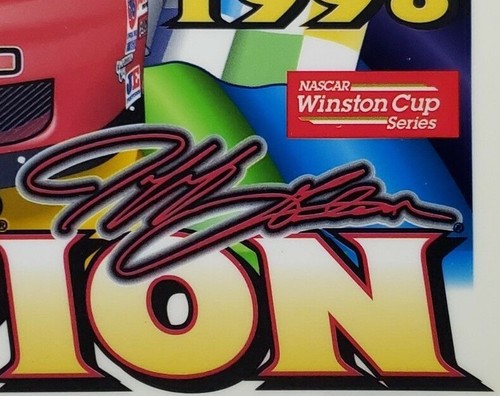 Jeff Gordon 3 Time Nascar Winston Cup Champion Window Cling - Foto 3 di 6