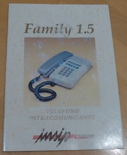 SIP - inSip - Telecom - Manuale telefono intercomunicante Family 1.5 - Vintage