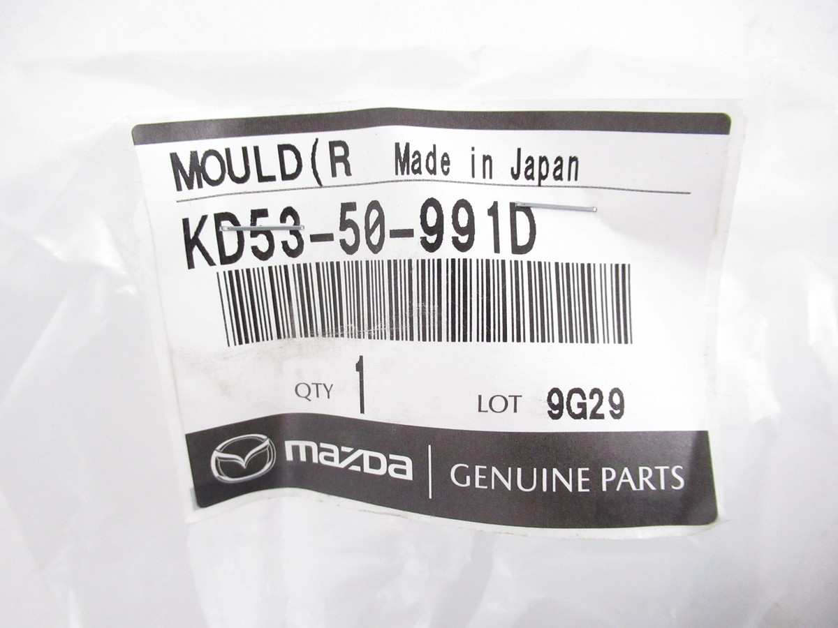 Genuine OEM Mazda KD53-50-991D Passenger Rear Window Molding 2013