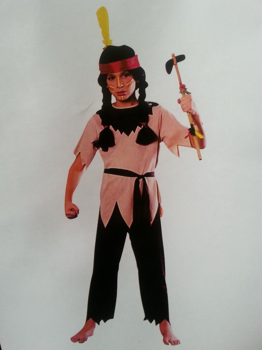 Kids Pocahontas Native American Indian Halloween Fancy Dress Party