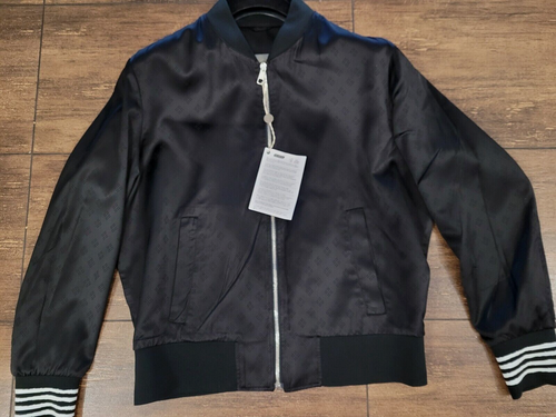 -84% DE DESCUENTO NEIL BARRETT VISCOSA JACQUWARD CHAQUETA BOMBARDERO TALLA L NUEVO - Imagen 7 de 24