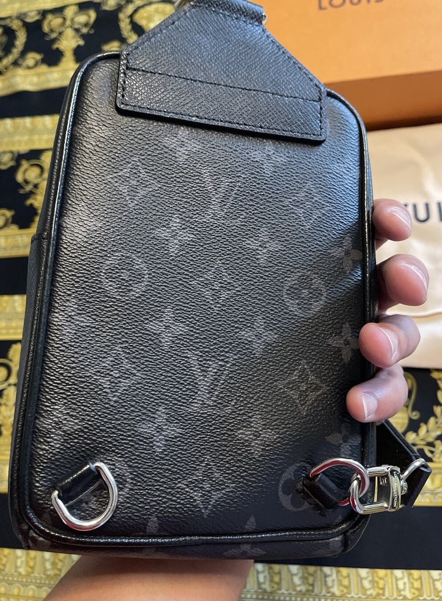 100% AUTHENTIC LOUIS VUITTON TAIGARAMA MONOGRAM ECLIPSE