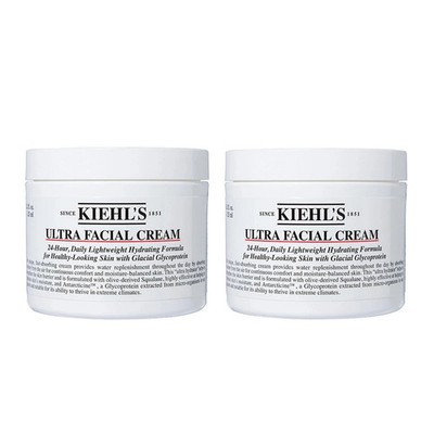 Kiehl's Ultra Facial Cream   2 Pack (125ml / 4.2 oz each), Hydrating Face Moistu
