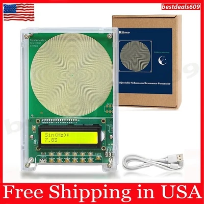BRANDED Adjustable Frequency Generator for Healing (0.01Hz-299Khz), 7.83Hz Schumann Reso