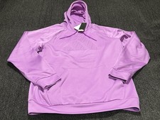 Adidas COLD RDY Pullover Hoodie Mens Large Purple Stretch Sweatshirt NWT NEW