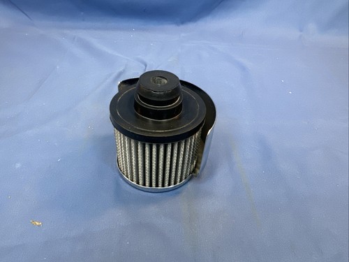 CHROME WASHABLE VALVE COVER BREATHER WITH HOOD PUSH IN STYLE 1 1/4" HOLE #9516 - Picture 7 of 7