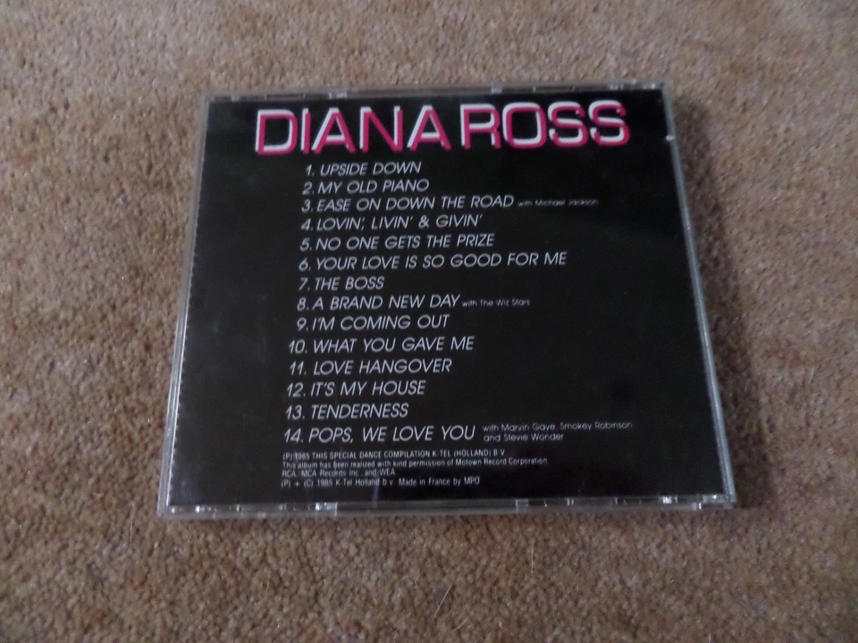 CD ALBUM - DIANA ROSS - DANCE SONGS - Image 2 of 2