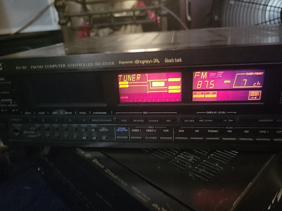 罕见 JVC RX-8V 立体声接收器 FM/AM 石英锁 控制 RX-8V  — 第 3/4 张图片