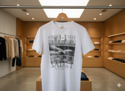 Crescent City Ballet Graphic T Shirt White Dance Vintage Aesthetic Tee - S150