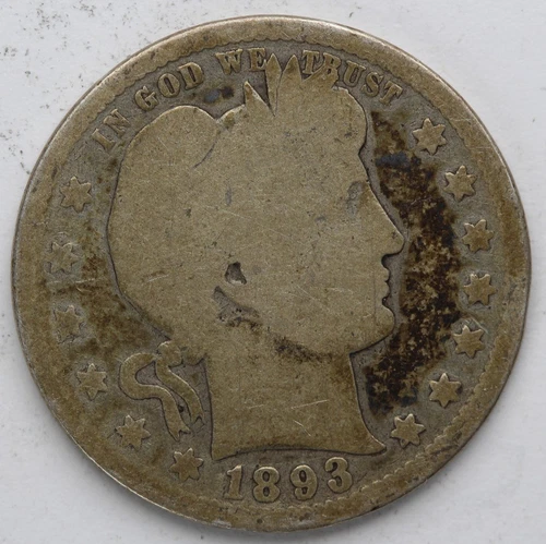 1893 S Barber Quarter