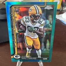 2025 Topps Chrome Savion Williams Rookie Refractor #340 /199 Aqua