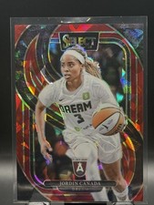 2025 Panini Select #144 WNBA Jordon Canada Red Ice Prizm /299 Atlanta Dream