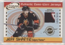 2001-02 Pacific Atomic Game-Worn Jerseys Patch /203 Jeff Shantz #7 Patch 2d8