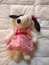 Charles M Schulz Snoopy BELLE Girl stuffed animal toy doll 1968 17 inches long 