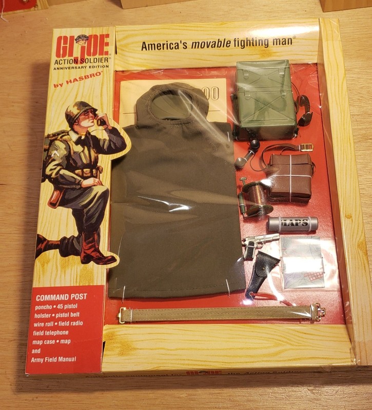 2003 12" GI Joe Action Soldier Anniversary Edition COMMAND POSTWindow Box Sealed