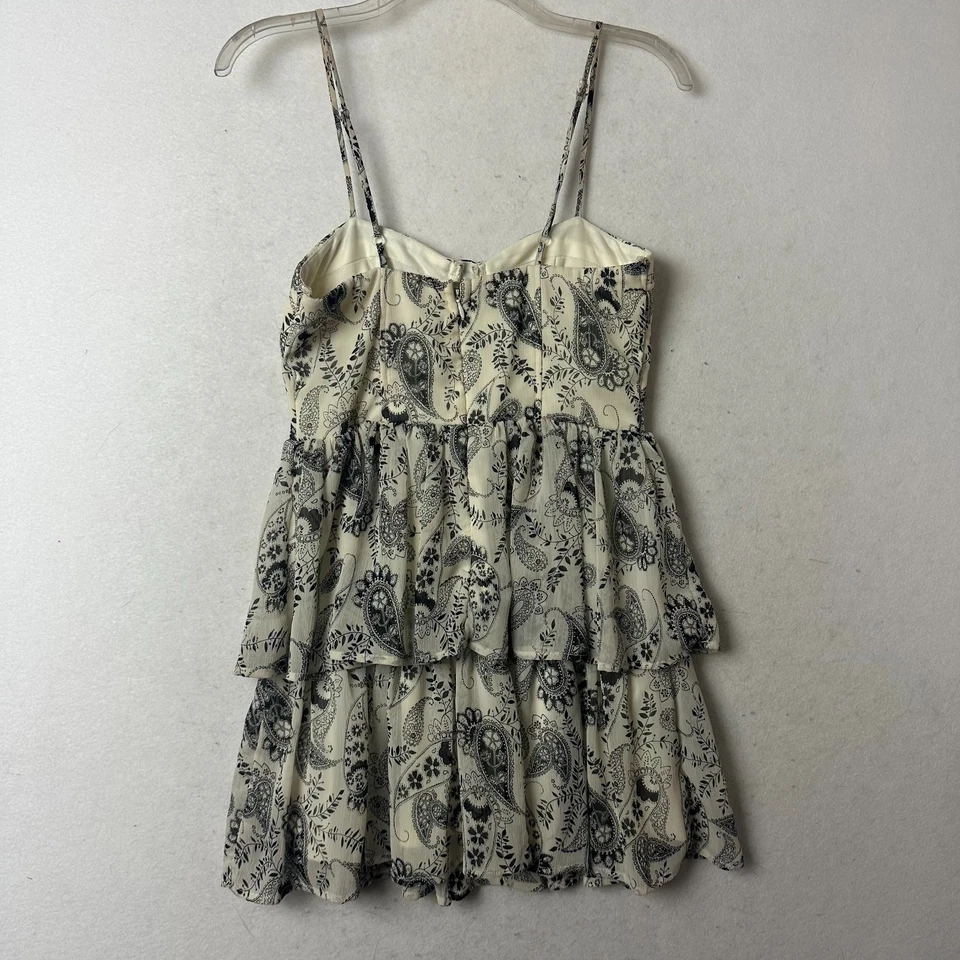 Vestido Twenty One talla M muñeca bebé volantes en niveles negro tostado mini Y2K hada oscura Foto 4 de 4