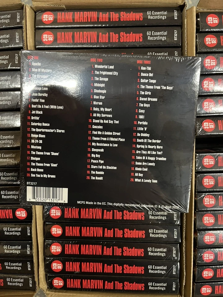 Hank Marvin & The Shadows /60 Essential Recordings (3 CD) new sealed job lot x45 - Image 3 of 3