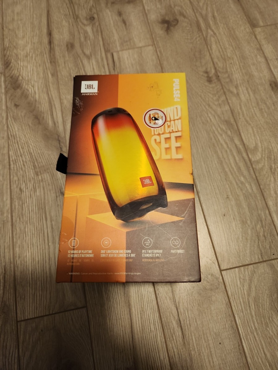 JBL Pulse 4 Wireless Portable Speaker - Black (JBLPULSE4BLKAM) for