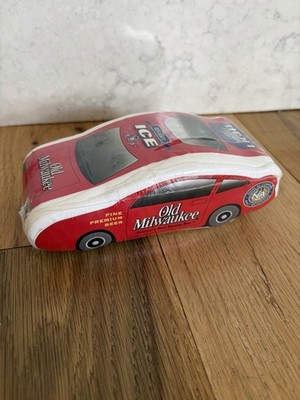 VINTAGE NEW T-shirt, NASCAR, Old Milwaukee Light Ice PakTites Compressed