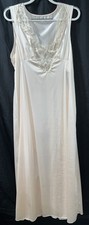 Vintage Wonder Maid Satinmaid Baby Pink Night Gown Sleeveless Lace Sz Large NWT