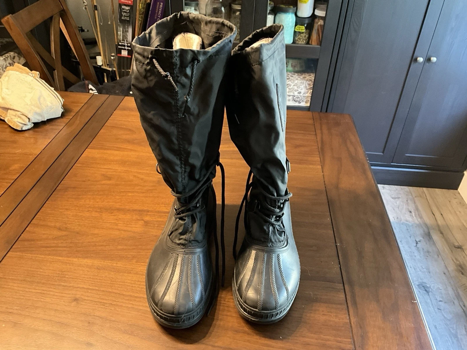Sorel Waterproof Men's Black Lace Up Winter Snow Boots
