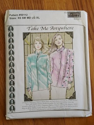 Cutting Line Designs 50112 Take Me Anywhere Misses Shirts XS-XL B30''-48'' FF