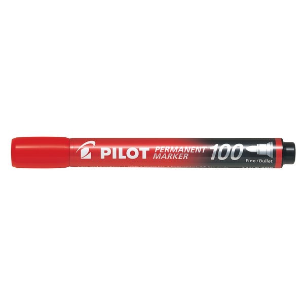 Marcatore Permanente SCA 100 Pilot - Punta Tonda - 4,5 mm - 002707 (Rosso Conf.