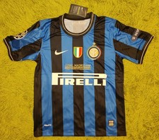 Maglia Maglia Inter Milan 2009/10 UCL Finale Home Calcio Futbol Taglia S