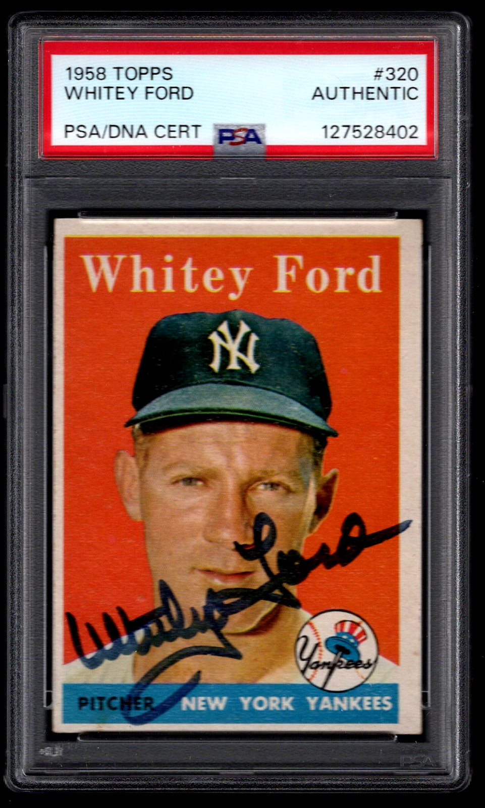 Whitey Ford #320 (Baseball Cards 1958 Topps) — is it worth grading?