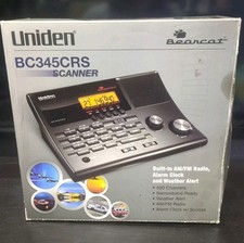 Uniden BC365CRS 500 Channel Analog Police Clock Radio Scanner