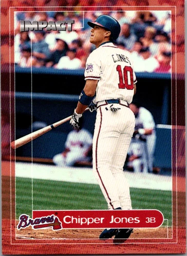 2000 Fleer Impact #105 Chipper Jones - Picture 1 of 2