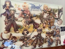 Vintage Ragnarok Online Pencil Board Shitajiki Anime Japan 7x10
