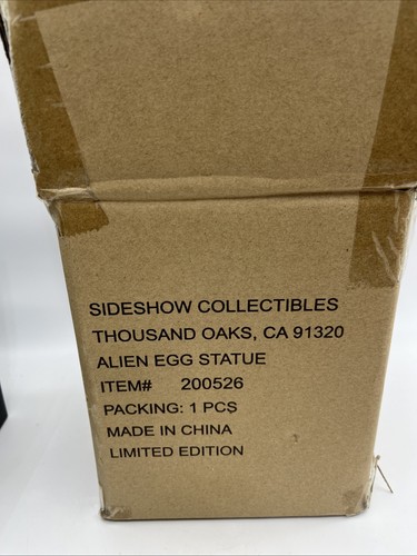 SIDESHOW ALIEN EGG LIGHT UP STATUE 200526 LIMITED EDITION NEW IN BOX - Picture 11 of 11