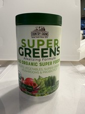 Super Greens Natural Flavor, 50 Organic Super Foods, USDA Organic Drink Mix.