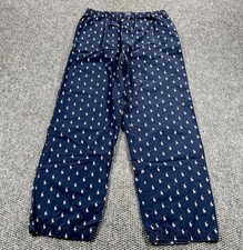 Polo Ralph Lauren Pajama Pants Men Medium 32x30 Blue All Over Pony Sleepwear