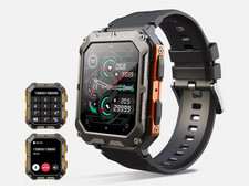 Njord Gear Indestructible Smartwatch Rugged Tactical Smartwatch with Heart Rate