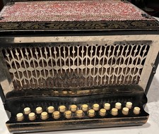 Vintage Venezia Hohner Diatonic 2 Row 29 Button Melodeon Accordion