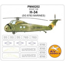 KV Models PM48202 1:48 Sikorsky H-34 (SG 8783 MARINES)