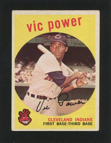 Vic Power #229 1959 Topps card