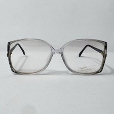 Tura Mod 308 GRY Vintage 1970s-80s Gray Clear Eyeglass Frames 54-14-120