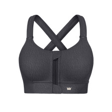 SHEFIT FLEX Black Jacquard Sports Bra XSmall Comfortable Supportive Activewear